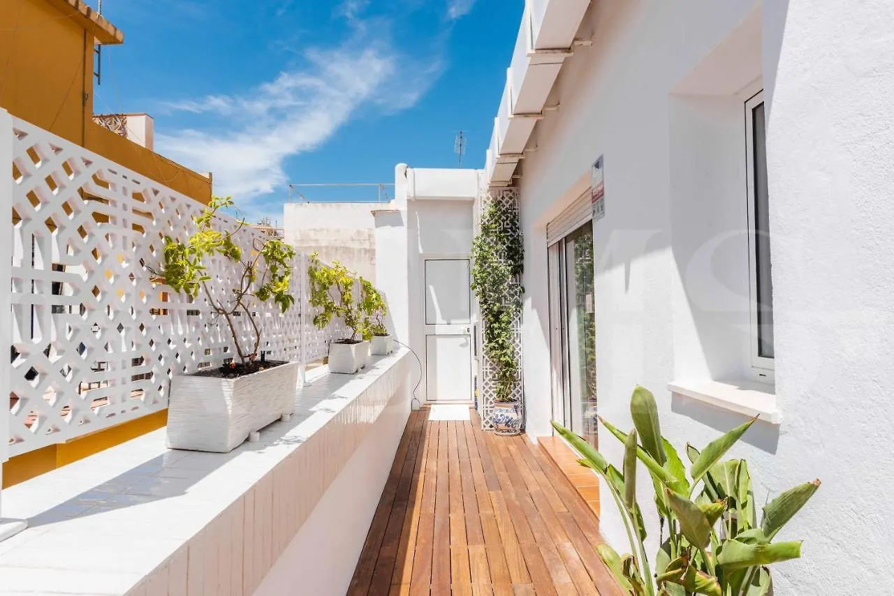 Apartment Duplex With Private Rooftop & View On San Juan Church By Rems Malaga Spain